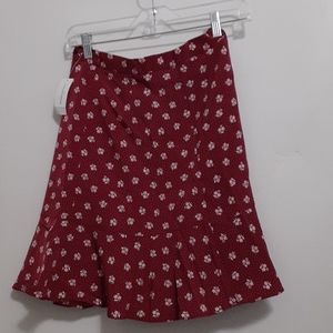 Banana Republic fit and flare mini skirt size 0